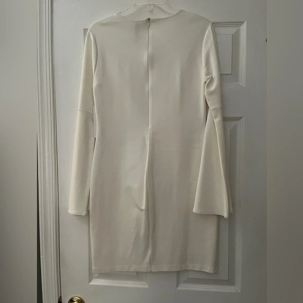 NWT - design lab by Lord & Taylor off white mini dress - Picture 8 of 13